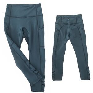 Free People Movement Leggings Rouching Pockets